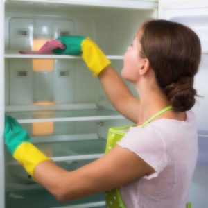 Наводим чистоту в холодильнике